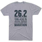 Running Short Sleeve T-Shirt - 26.2 Math Miles