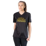 Women's Short Sleeve Tech Tee - Live In The RunShine