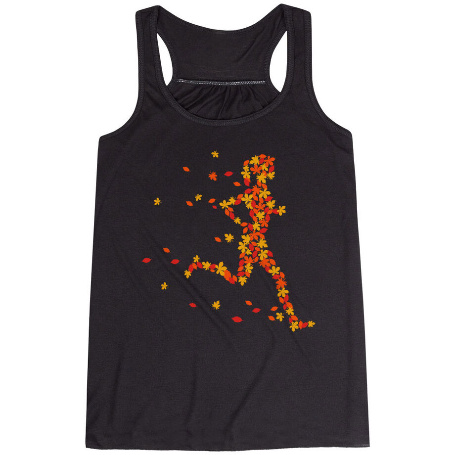 Flowy Racerback Tank Top - Autumn Runner Girl