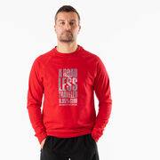 Running Raglan Crew Neck Sweatshirt - A Road Less Traveled - Marathoner