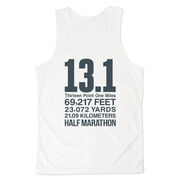 Men's Running Performance Tank Top - 13.1 Math Miles