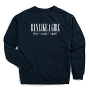 Running Raglan Crew Neck Pullover - Run Like A Girl®