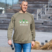 Running Raglan Crew Neck Pullover - Runnin' With My Gnomies&reg; - Lucky