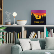 Running Canvas Wall Art - Happy Hour