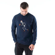 Running Raglan Crew Neck Pullover - Never Stop Running