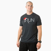 Running Short Sleeve T-Shirt - Let's Run For Christmas