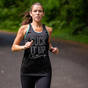 Women's Racerback Performance Tank Top - Suck It Up Buttercup