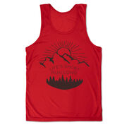 Men's Running Performance Tank Top - Life's Short Run Long (Mountains)