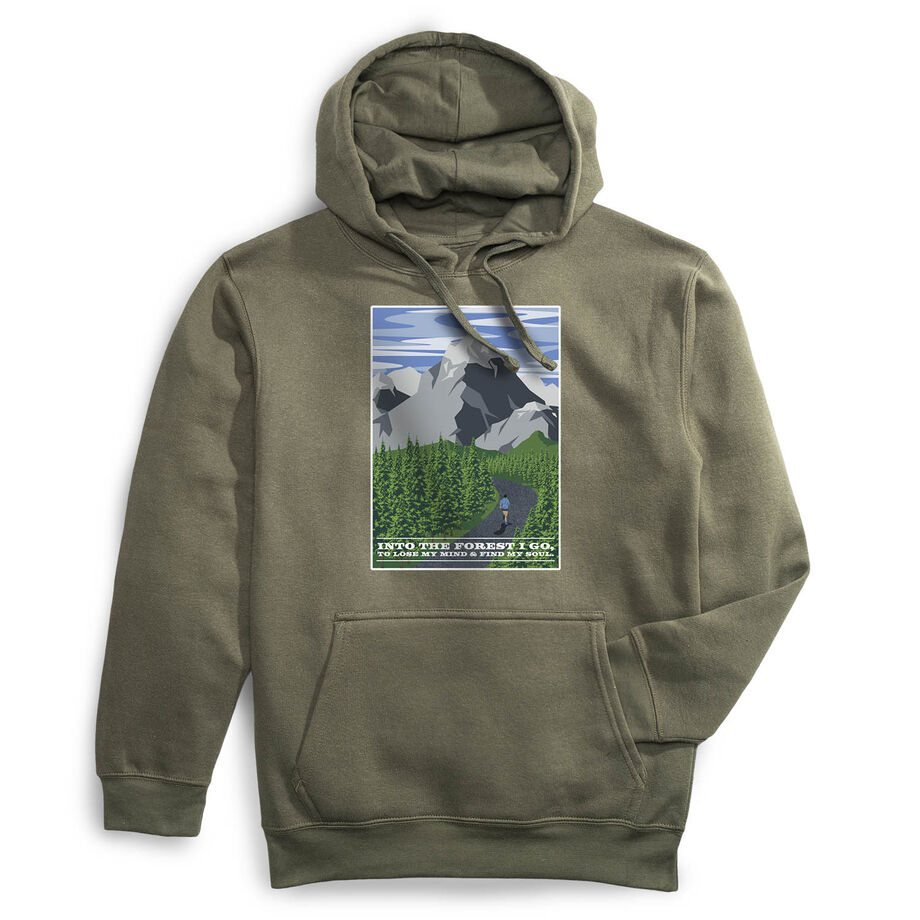 Statement Fleece Hoodie - Into the Forest