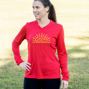 Women's Long Sleeve Tech Tee - Live In The RunShine