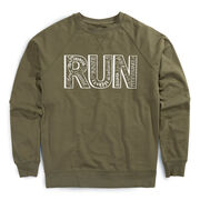 Running Raglan Crew Neck Pullover - Run With Inspiration