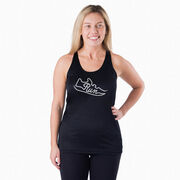 Women's Racerback Performance Tank Top - Run Shoe