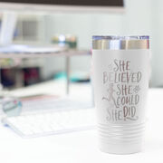 Running 20 oz. Double Insulated Tumbler - She Believed She Could So She Did