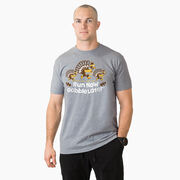 Running Short Sleeve T-Shirt - Run Now Gobble Later Turkey Trot