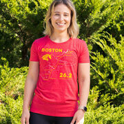 Women's Everyday Runners Tee - Boston Route