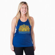 Women's Racerback Performance Tank Top - Here Comes The Sun