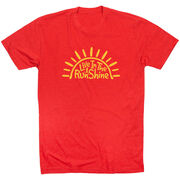 Running Short Sleeve T-Shirt - Live In The RunShine