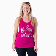 Women's Racerback Performance Tank Top - Flock It Just Run