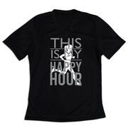 Women's Short Sleeve Tech Tee - This Is My Happy Hour