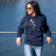 Statement Fleece Hoodie -  Never Stop Running