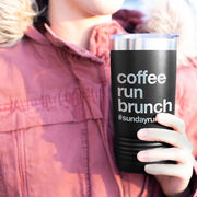 Running 20oz. Double Insulated Tumbler - Coffee Run Brunch