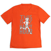 Women's Short Sleeve Tech Tee - This Is My Happy Hour