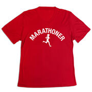 Women's Short Sleeve Tech Tee - Marathoner Girl