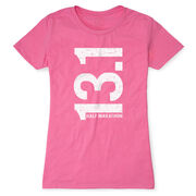 Women's Everyday Runners Tee 13.1 Half Marathon Vertical