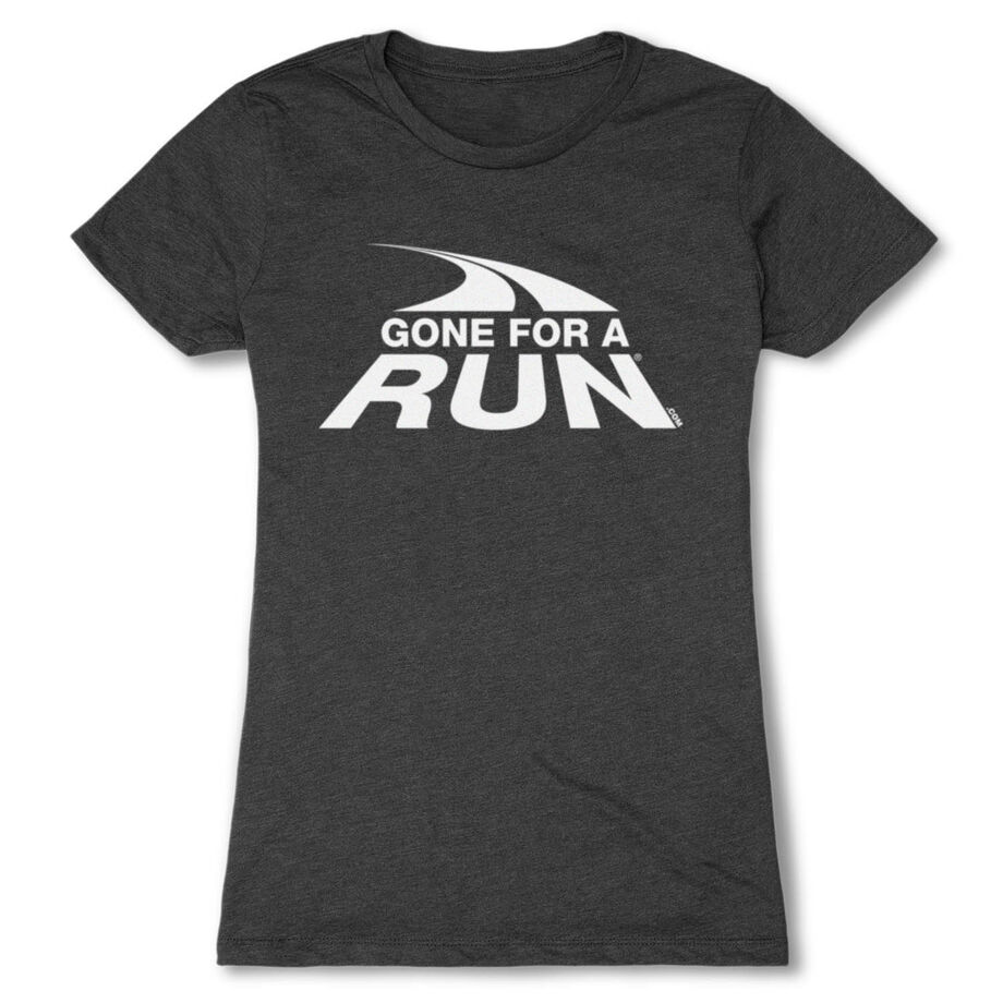Women's Everyday Runners Tee - Gone For a Run White Logo