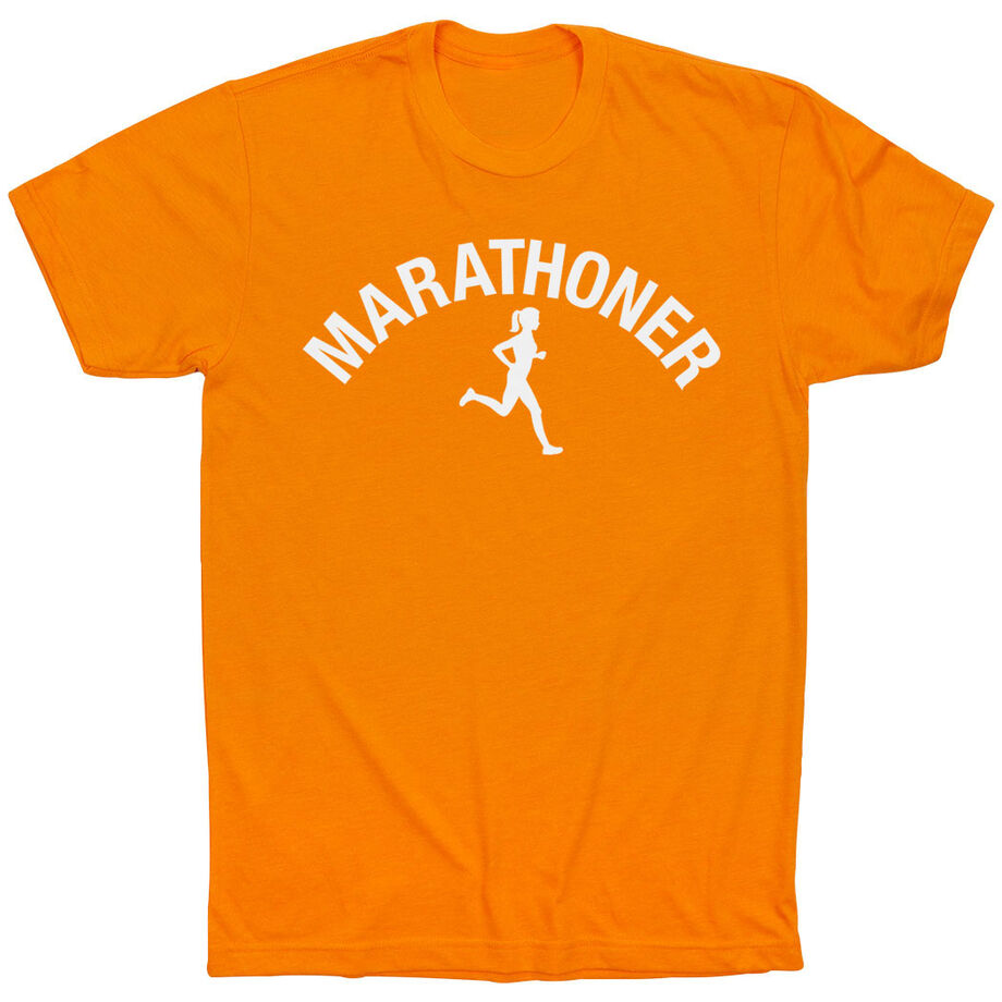 Running Short Sleeve T-Shirt - Marathoner Girl