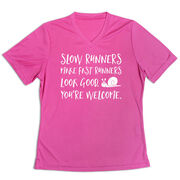 Women's Short Sleeve Tech Tee - Slow Runners