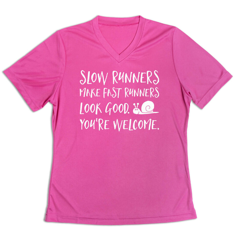 Women's Short Sleeve Tech Tee - Slow Runners