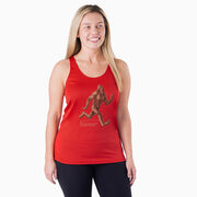 Women's Racerback Performance Tank Top - Trail Running Champ