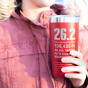 Running 20 oz. Double Insulated Tumbler - 26.2 Math Miles