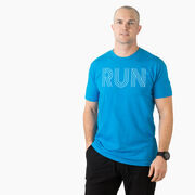 Running Short Sleeve T-Shirt - Run Lines