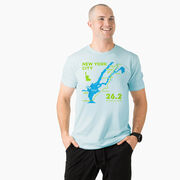 Running Short Sleeve T-Shirt - New York City Route