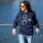 Statement Fleece Hoodie -  Santa Run Face