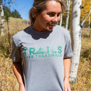 Running Short Sleeve T-Shirt - Trails Over Treadmills