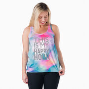 RunTechnology&reg; Performance Tank Top - This Is My Happy Hour
