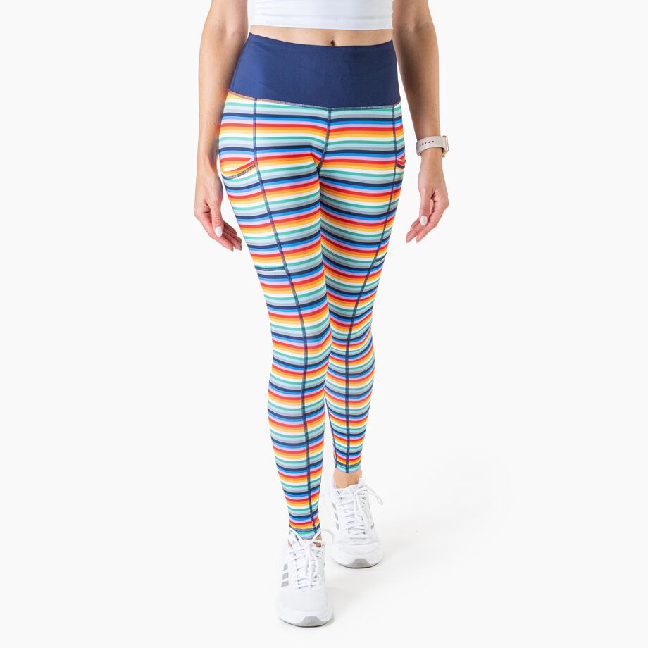 Women's Performance Side Pocket Tights - St Tropez