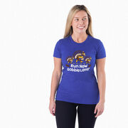Women's Everyday Runners Tee - Run Now Gobble Later Turkey Trot