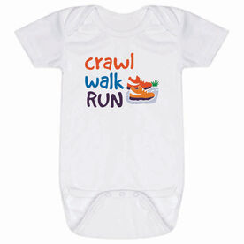 Running Baby One-Piece - Crawl Walk Run