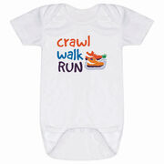 Running Baby One-Piece - Crawl Walk Run