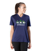 Women's Short Sleeve Tech Tee - Runnin' With My Gnomies&reg; - Lucky