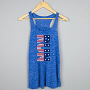 Flowy Racerback Tank Top - Patriotic Run