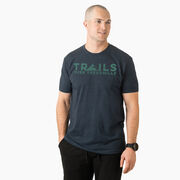 Running Short Sleeve T-Shirt - Trails Over Treadmills