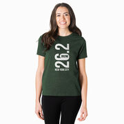 Running Short Sleeve T-Shirt - New York City 26.2 Vertical