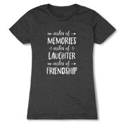 Women's Everyday Runners Tee - Miles of Friendship Mantra