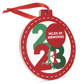 Running Round Ceramic Ornament - Miles of Memories (2023)