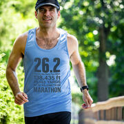 Men's Running Performance Tank Top - 26.2 Math Miles